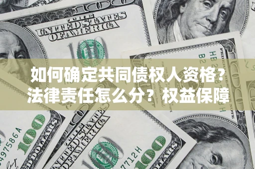 北京如何确定共同债权人资格？法律责任怎么分？权益保障技巧揭秘！