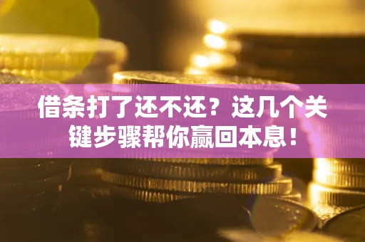 北京借条打了还不还？这几个关键步骤帮你赢回本息！