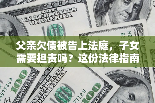 北京父亲欠债被告上法庭，子女需要担责吗？这份法律指南必须看完