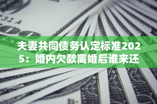 北京夫妻共同债务认定标准2025：婚内欠款离婚后谁来还？