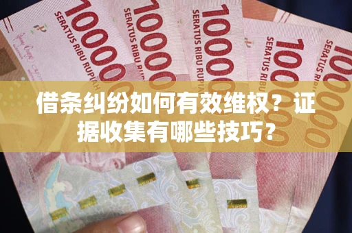 北京借条纠纷如何有效维权？证据收集有哪些技巧？