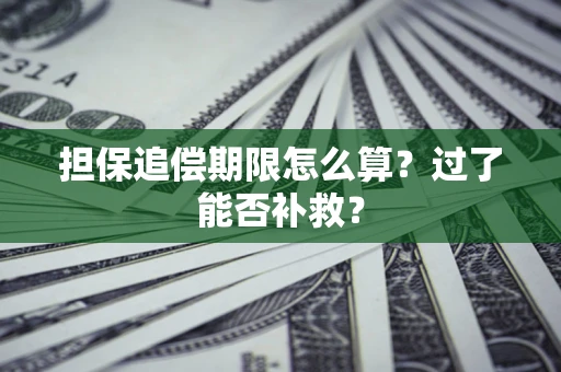 北京担保追偿期限怎么算？过了能否补救？